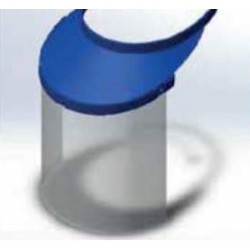 Viseira Frontal com suporte regulável